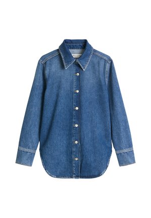 Marc O'Polo, MARC O'POLO JEANSBLUSE RELAXED AUS RIGID DENIM - Overhemdblouse - medium blue