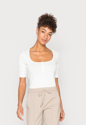 HENLEY - T-shirt basic - off white