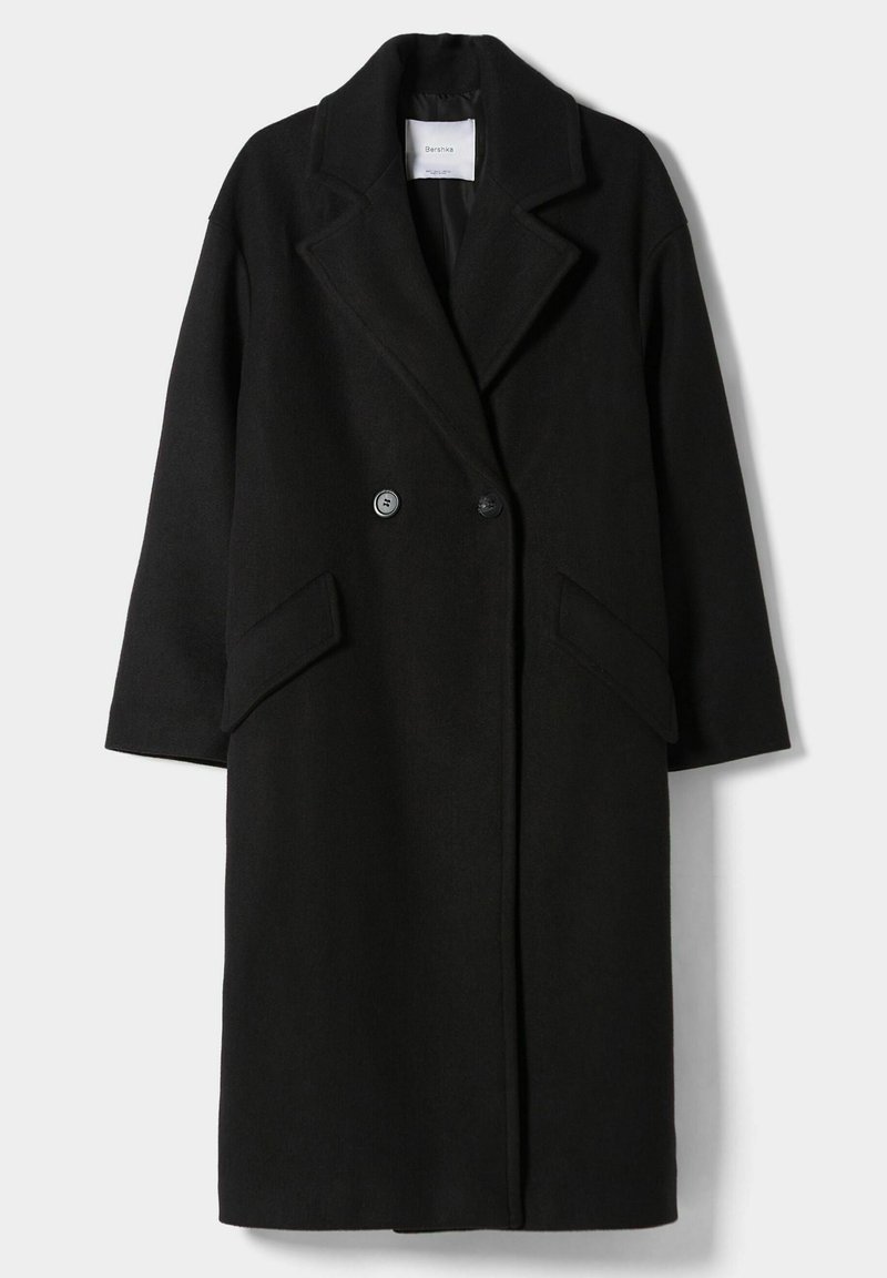 Bershka Mantel zwart