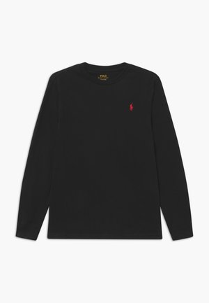 Langærmet T-shirt - black
