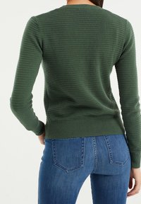 WE Fashion Chaqueta de punto - dark green