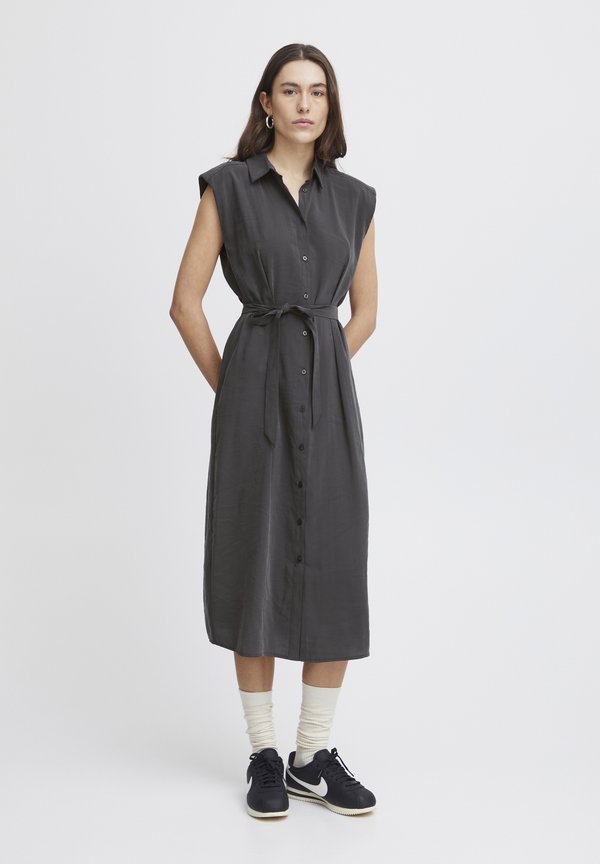 IHCINOMA - Shirt dress - asphalt3