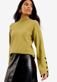 Love & Roses Strickpullover - green