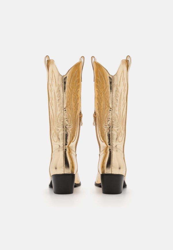 ECHO - Cowboy/Biker boots - gold4
