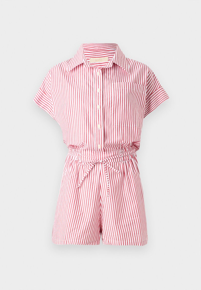 Faithfull the Brand Jumpsuit donkerroze