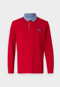 EXCLUSIVE HERITAGE 2.0 REG CHAMBRAY COLLAR RUGGER - Bluză cu mânecă lungă - ruby red