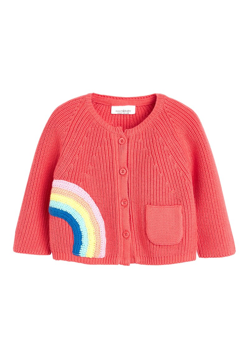 Next CORAL RAINBOW CARDIGAN (0MTHS3YRS) Strickjacke pink Zalando.de