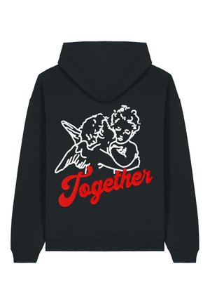 TOGETHER UNISEX OVERSIZED - Hoodie - black
