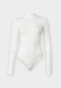 MOCK NECK BODYSUIT - Long sleeved top - white
