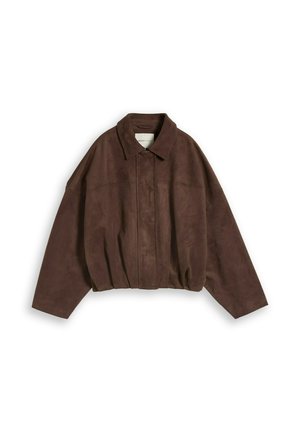 TOM TAILOR DENIM, LOOSE FIT, ciemnobrązowy