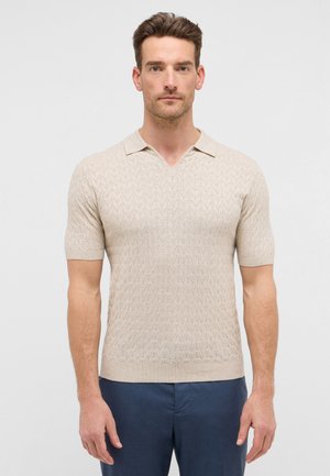 Eterna STRICK - Polo shirt - off-white