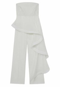 REGULAR FIT WIDE-LEG - RHIANNON RUFFLE - Jumpsuit - ivory