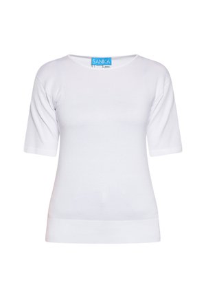 CO-BRANDED WITH SANIKA - T-shirts basic - weiss
