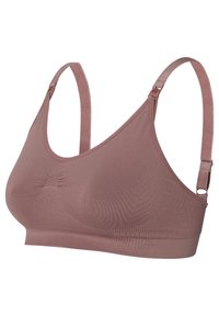 Noppies NOPPIES MATERNITY ESSENTIALS SEAMLESS NURSING BRA HURA SENSIL® BREEZE - Bustier - deep taupe