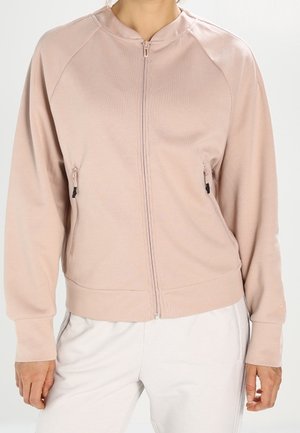 Sweater met rits - light pink