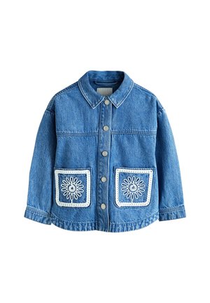 REGULAR FIT - POCKET  - Giacca di jeans - mid blue