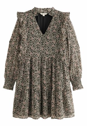 Freizeitkleid - black morston ditsy