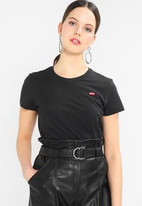 Levi's® - PERFECT TEE - T-shirt con stampa - black Immagine in miniatura 1