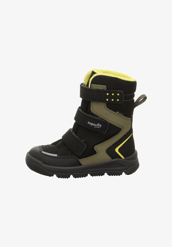 WINTERSTIEFEL – Snowboot/Winterstiefel – schwarz gelb