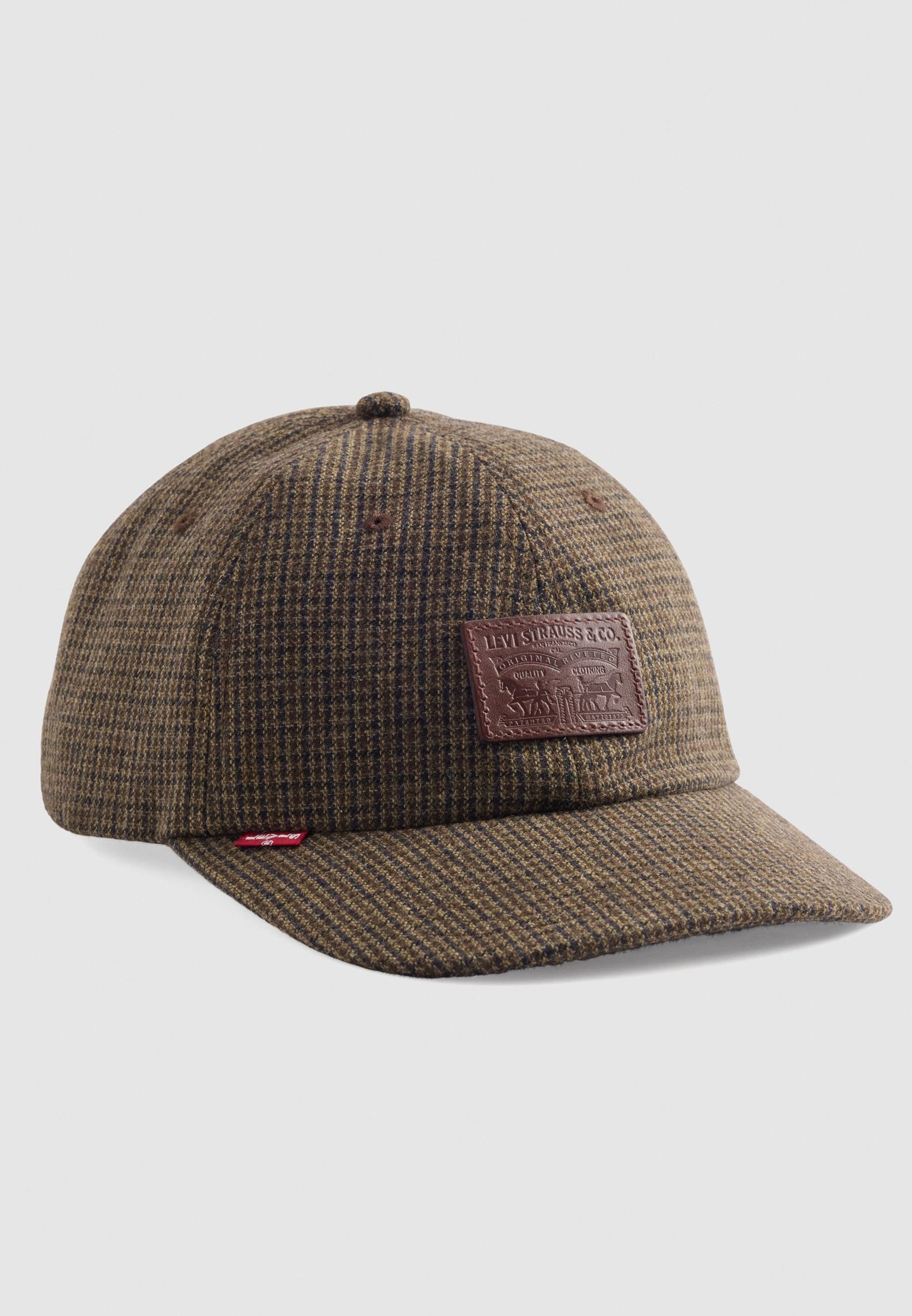 Levi's® RELAXED DAD HERITAGE UNISEX - Cap - houndstooth cord khaki