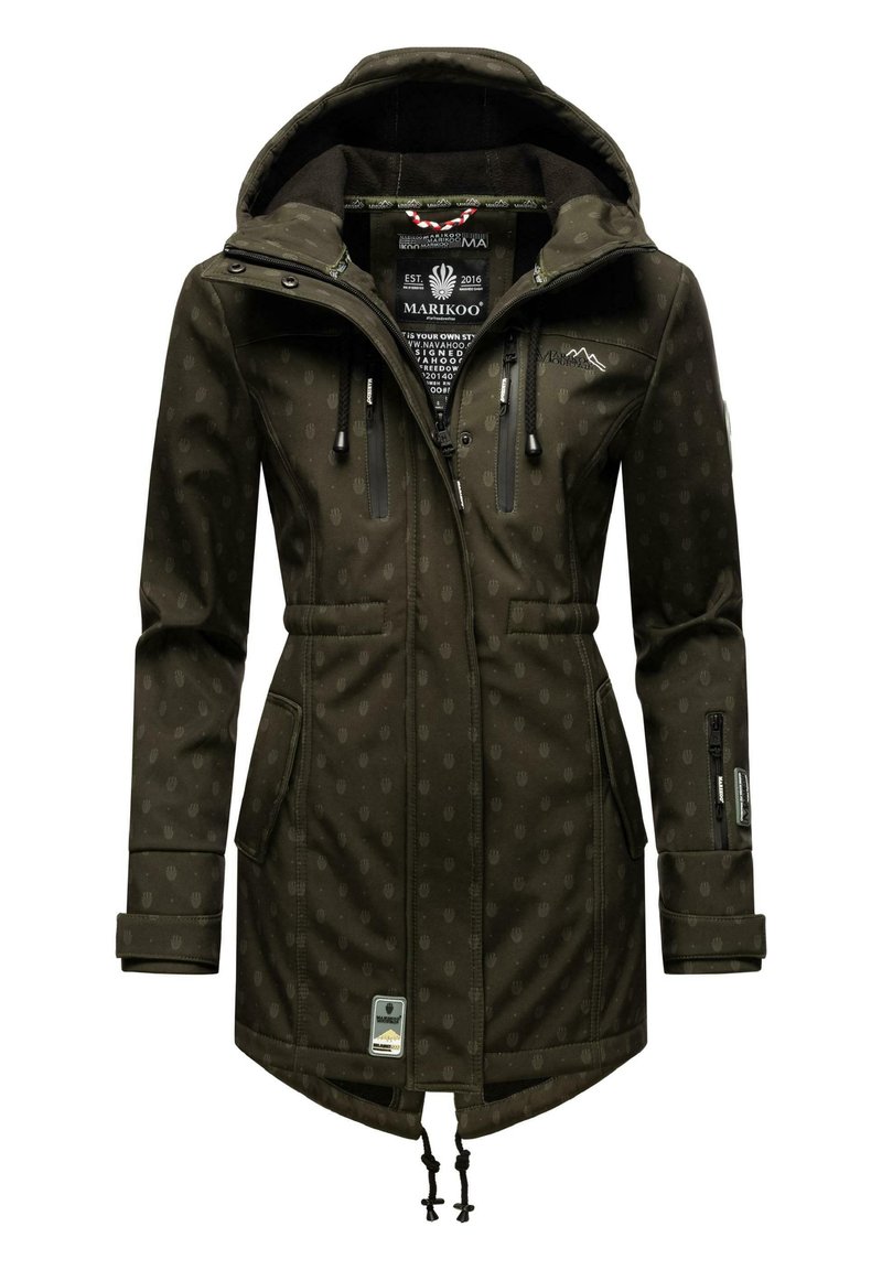 Marikoo - ZIMTZICKE - Parka - dark olive w print, Suurenda