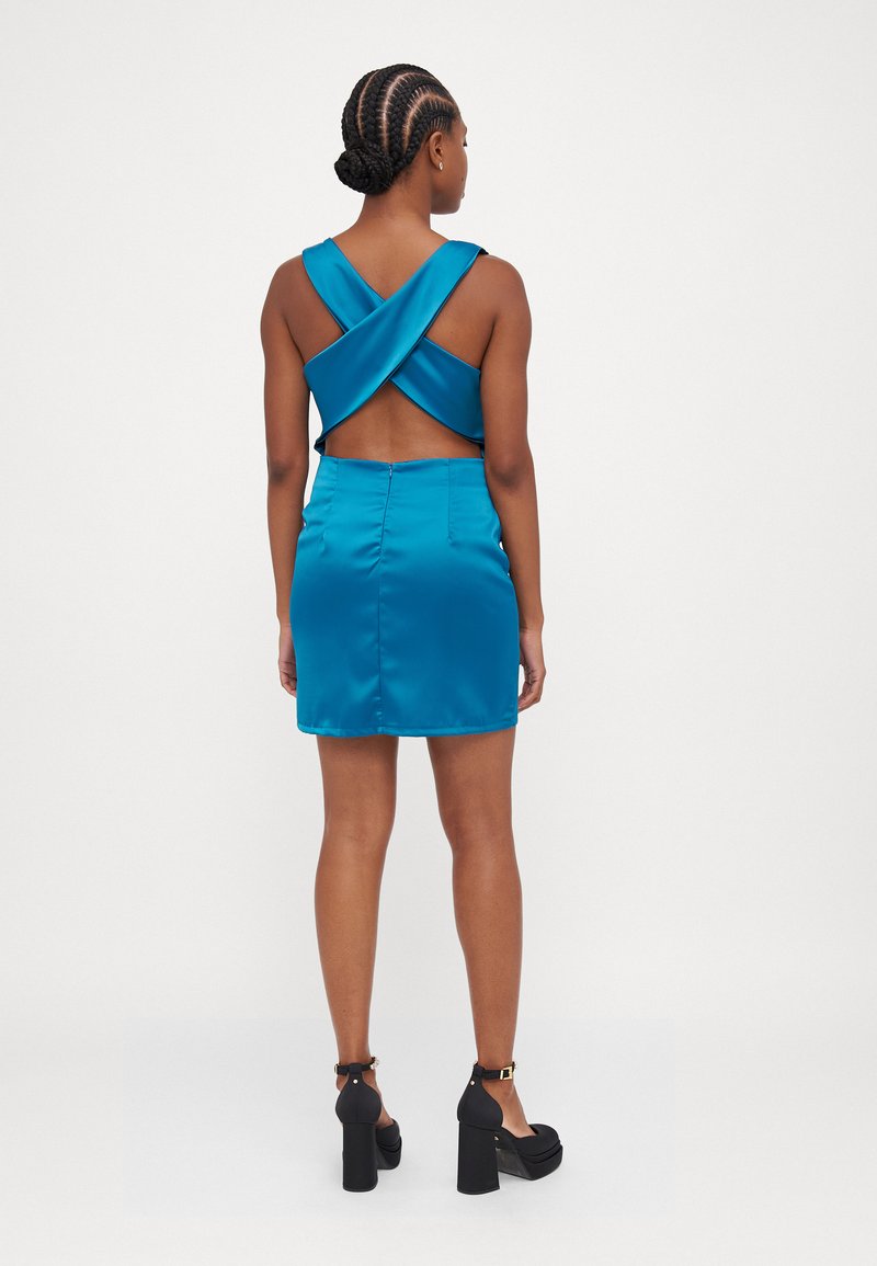 sachin and babi light blue dress Long Sleeve Cocktail Dresses