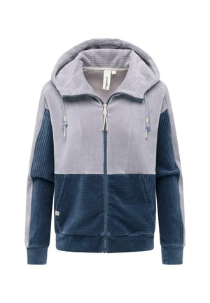 Sweater met rits - indigo blue