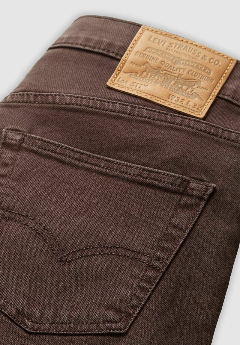 Levis 511 Slim Dark Brown Levi Jeans Levi's® 511 Slim Fit Mens