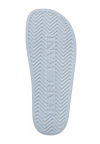 Balta guminė bato vidpadis su žuvies kaulų raštu ir iškeltu „KARL KANI“ logotipu per centrą. Lygus paviršius, pritaikyta forma.