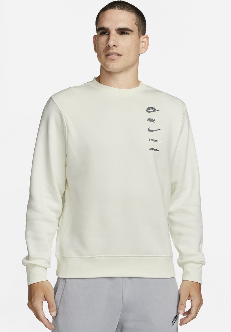 Nike Sportswear M NSW SI CREW BB - Sweatshirt - sail/white - Zalando.de