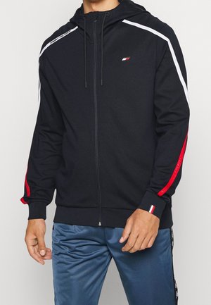 Sweater met rits - blue