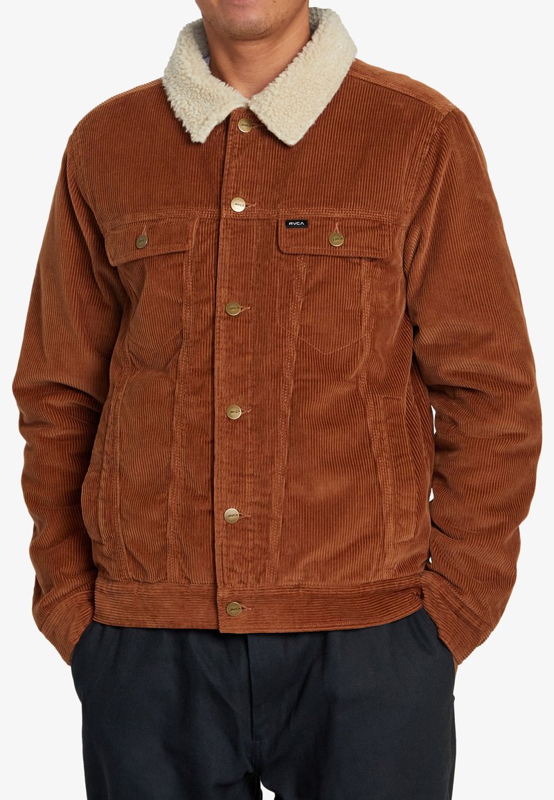 RVCA Lichte jas bruin