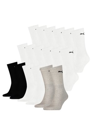 Puma 18 PACK - Sportsocken -  white/grey/black