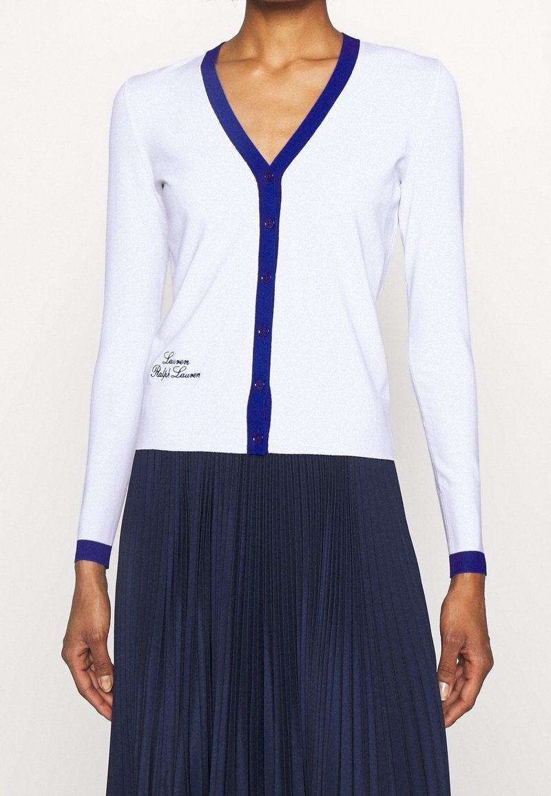 Lauren Ralph Lauren Tröja med dragkedja - white