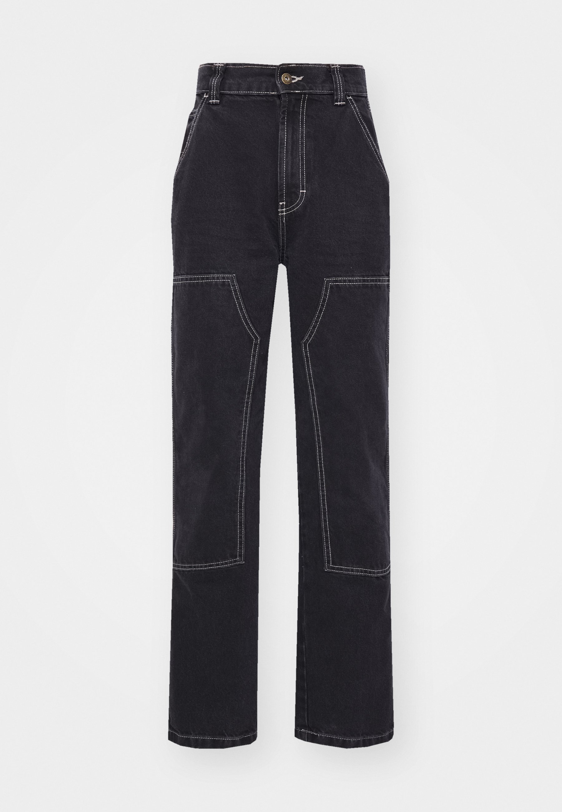 Dickies MADISON DOUBLE KNEE LOOSE - Straight leg jeans - black Dickies MADISON DOUBLE KNEE LOOSE - Straight leg jeans - black