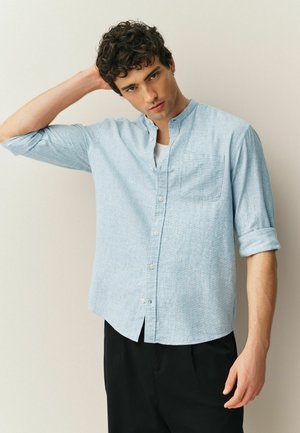 GRANDAD COLLAR FIT - LONG SLEEVE  - Hemd - light blue