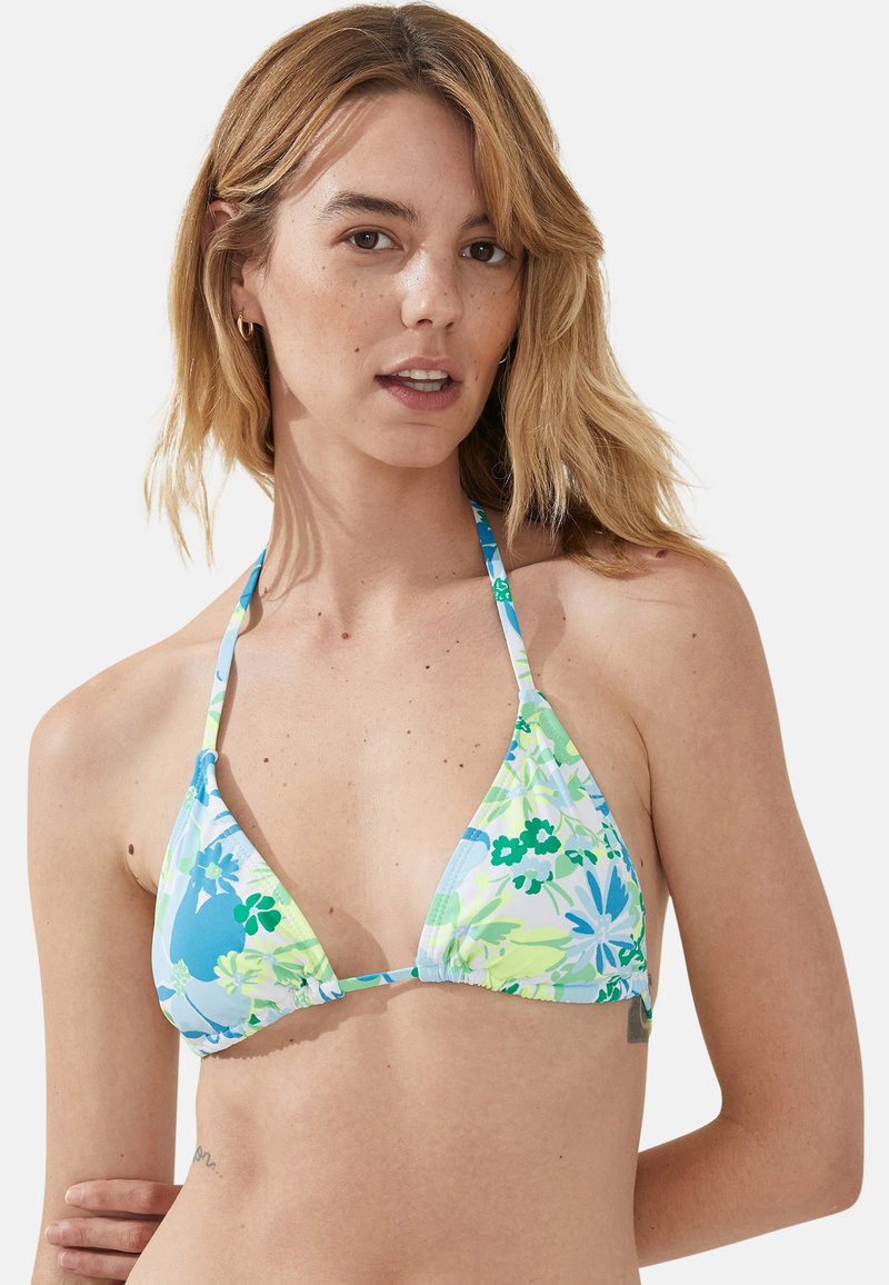 Cotton On SLIDER BikiniTop mottled light blue/hellblaumeliert Zalando.de