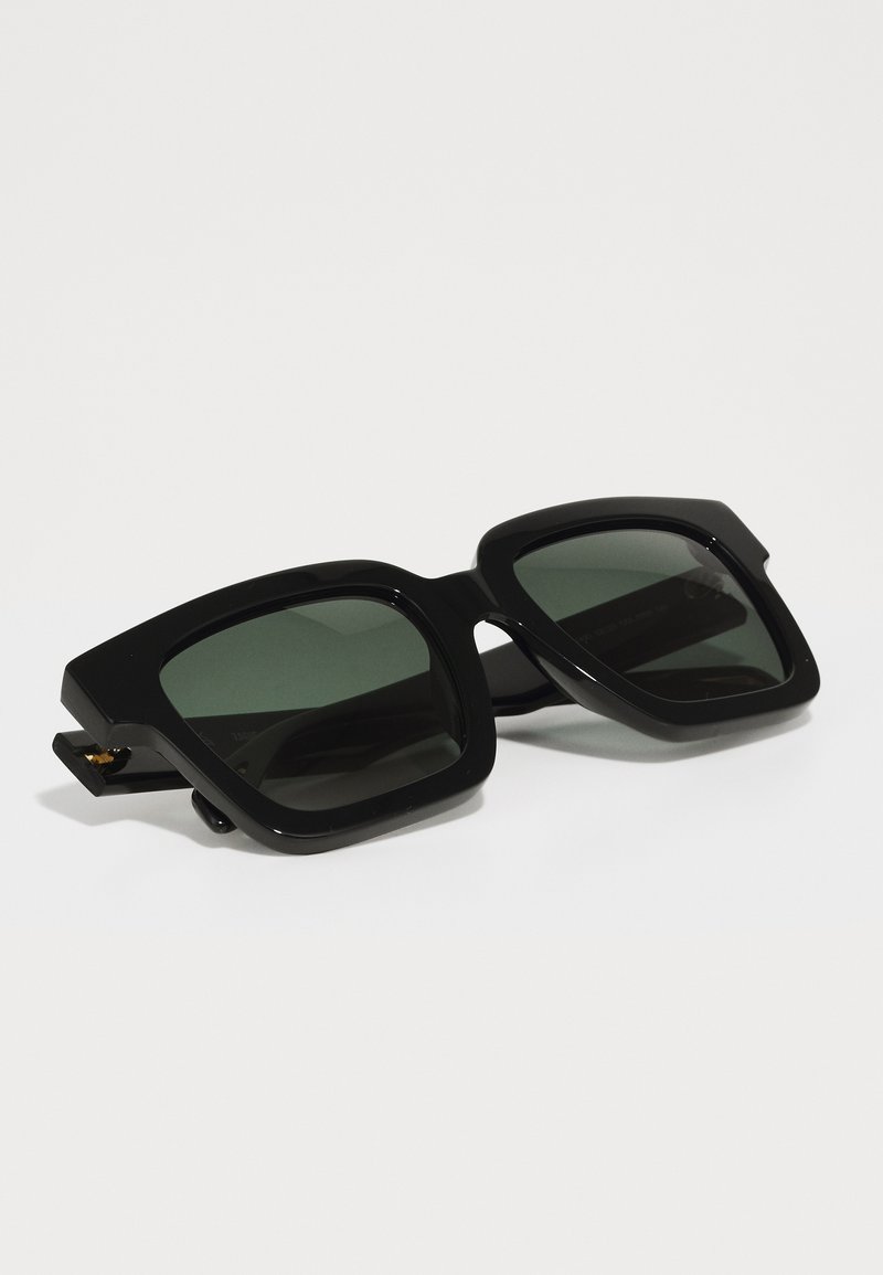 Zadig & Voltaire Black Frame Sunglasses with Green Lenses and Stud Temples Zadig & Voltaire Sunglasses - black/gold-coloured/black  main image 3
