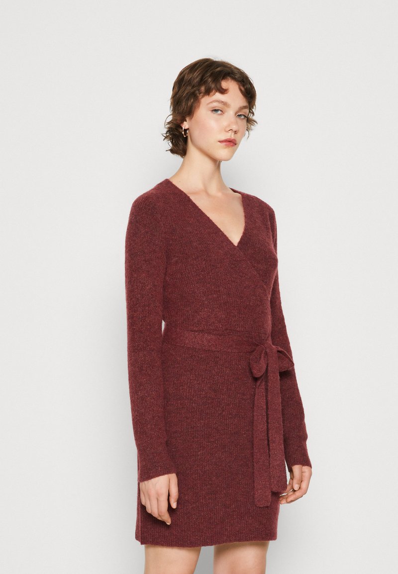 4510343 Bordeaux Wrap Dress