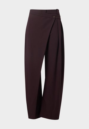 Pinko, PESCE PANTALONE FLUIDO - Pantalon classique - dark bordeaux