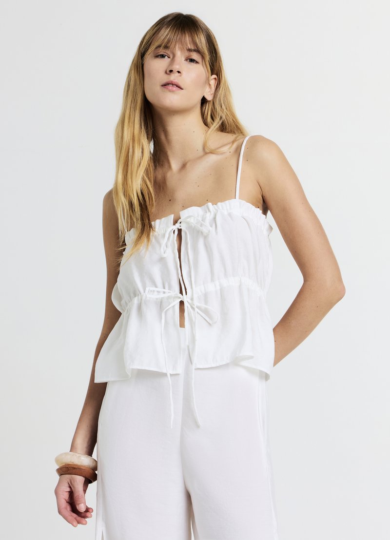 Calliope Top - bianco lana
