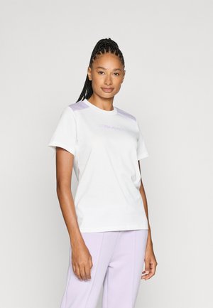 ATHLETICS - Apdrukāts T-krekls - snow white/orhid petal