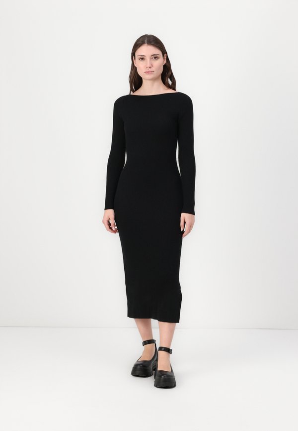 BOAT NECK SWEATER MIDI - Jumper dress
