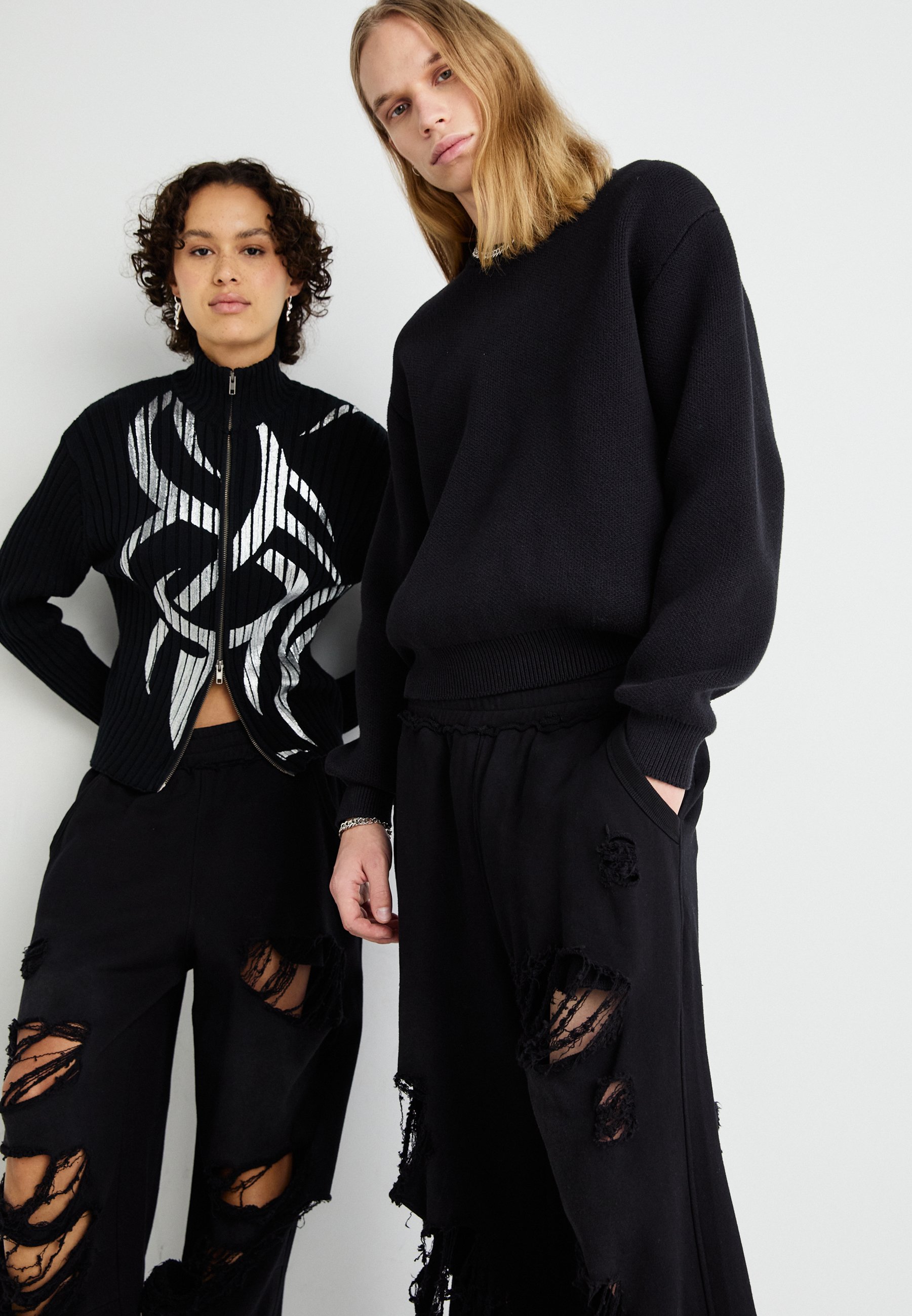 Jaded London DISTRESSED MONSTER JOGGER UNISEX - Tracksuit
