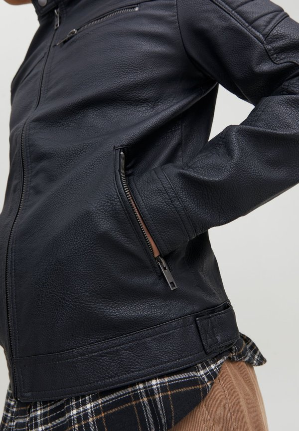 JJEROCKY JACKET - Faux leather jacket3