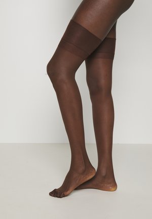 PLAIN TOP STOCKINGS - Calcetines por encima de la rodilla - berry