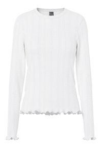Pieces MARIE - Camiseta de manga larga - cloud dancer