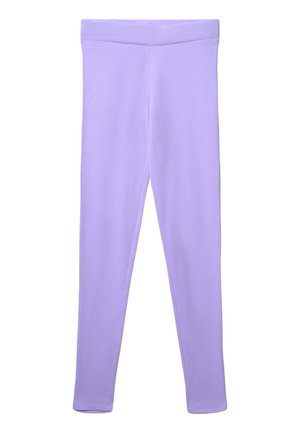 LUNGHI VITA ALTA - Leggings - lilla scuro