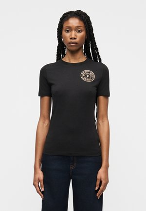 EMBLEM FOIL - Μπλουζάκι με στάμπα - black/gold-coloured