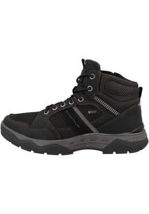 Lace-up ankle boots - black